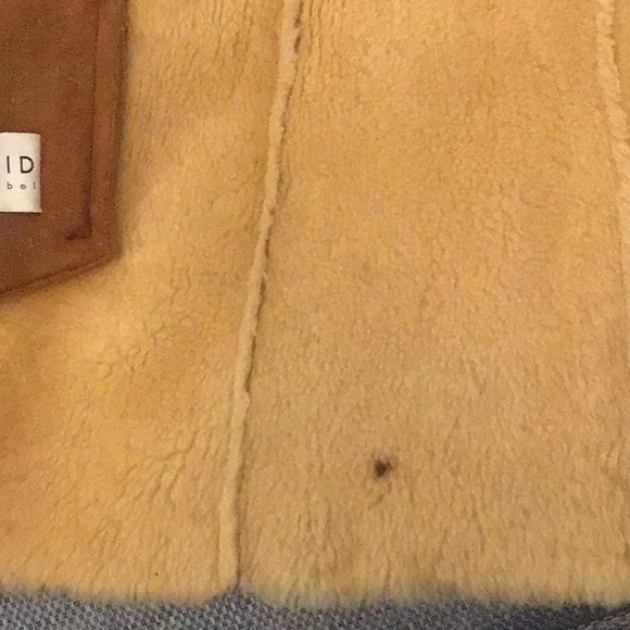 Beautiful Suede Shearling with gorgeous collar- size medium - Picture 7 of 8